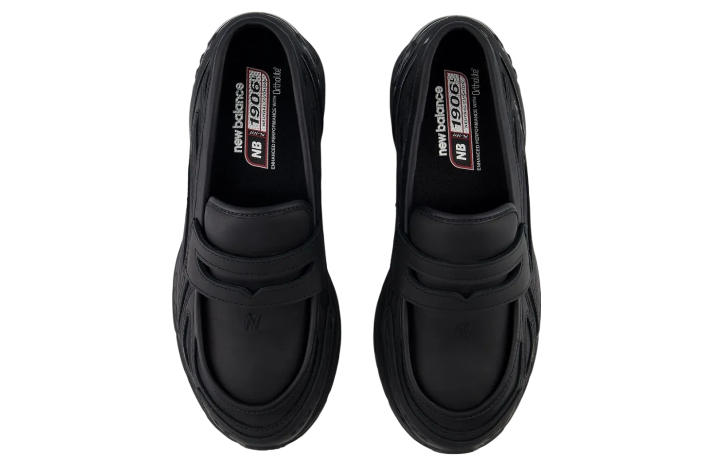 new balance 1906 loafer black suede 2