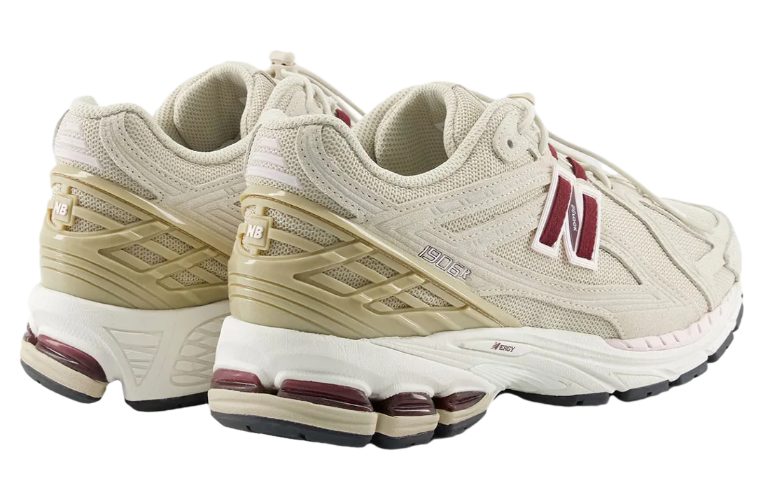 new balance 1906r beige maroon pink 2
