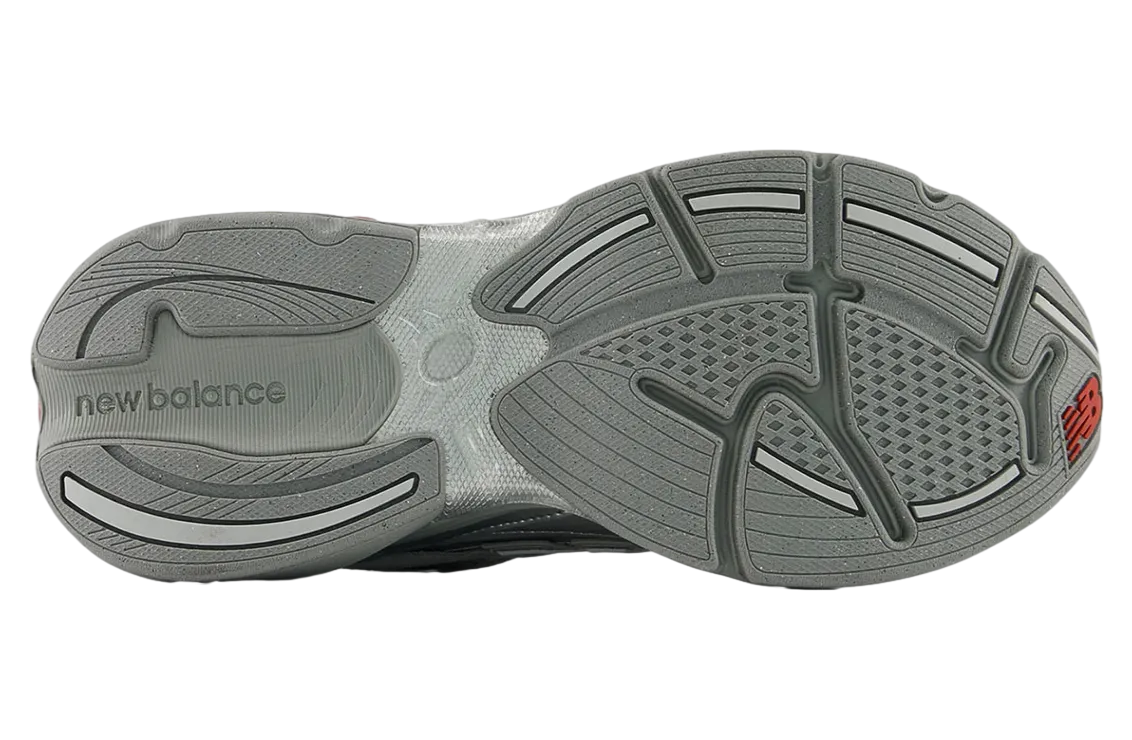 new balance 2010 metallic silver red 1