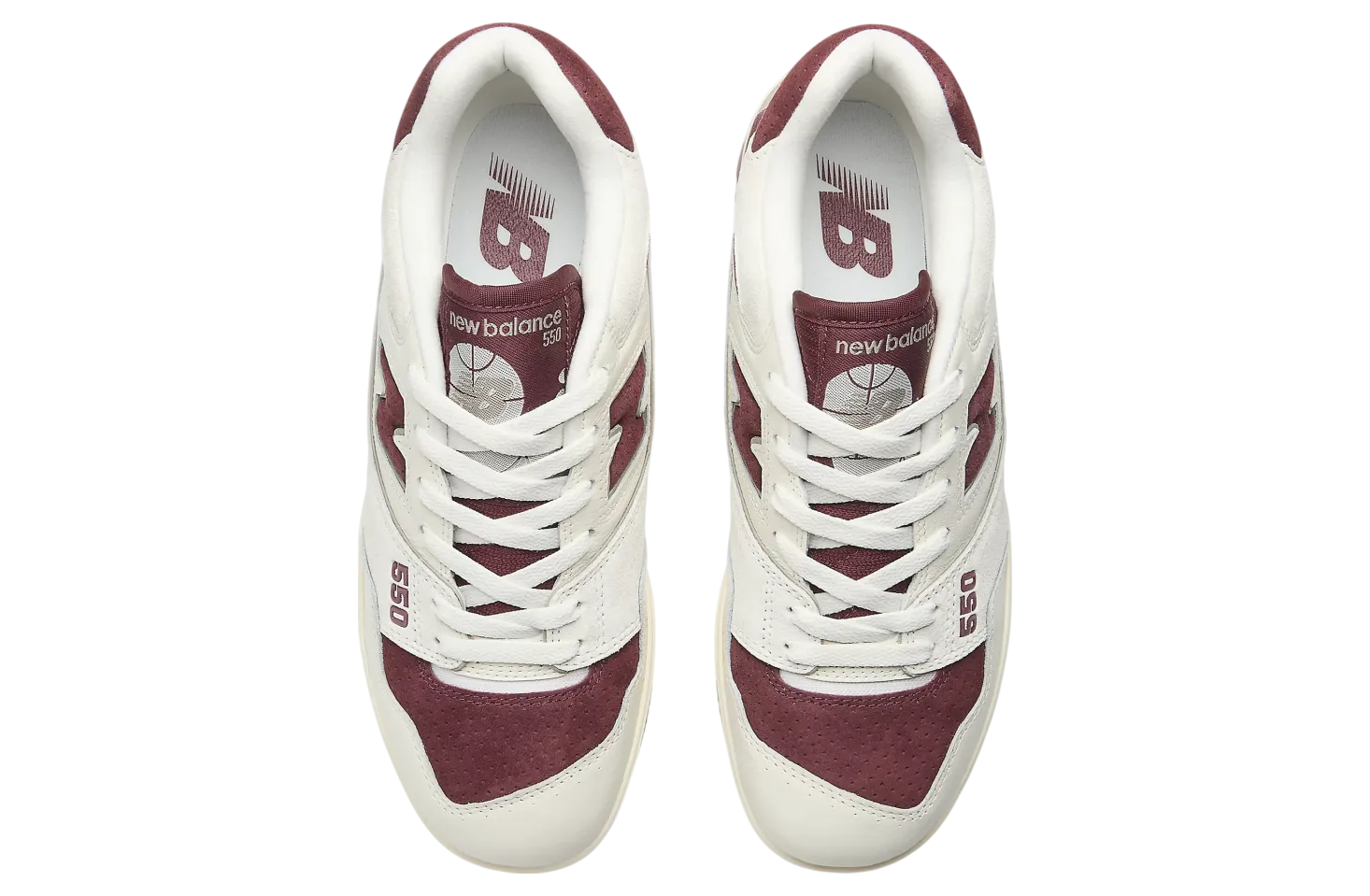 new balance 550 sea salt burgundy 1 1