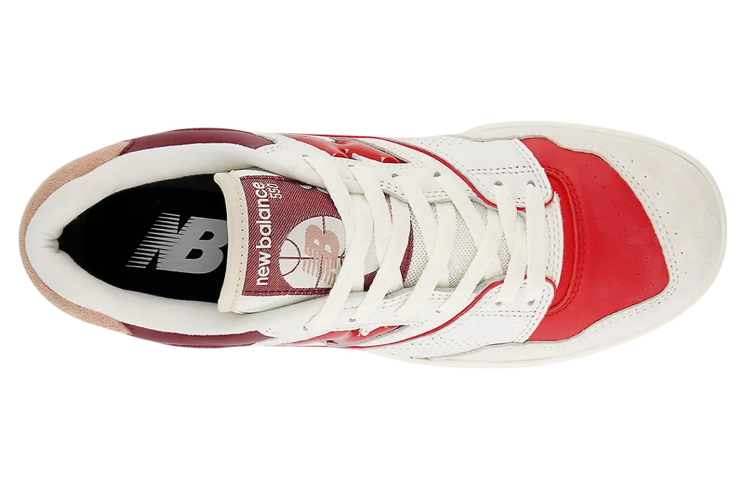 new balance 550 white red maroon 2