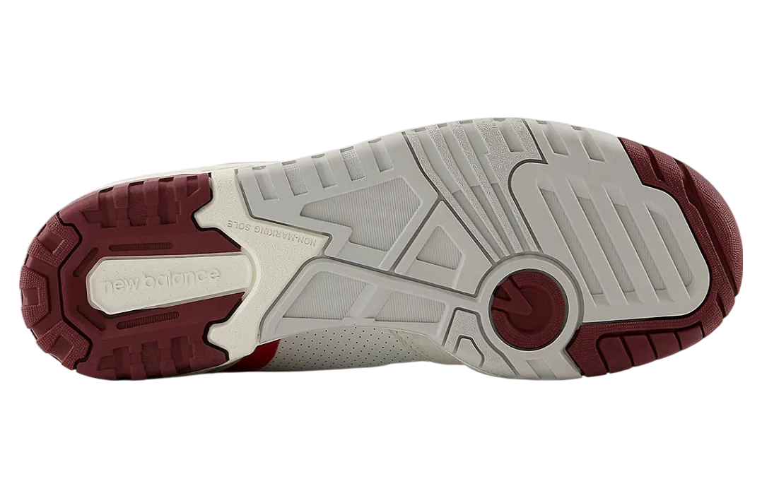 new balance 550 white red maroon 3