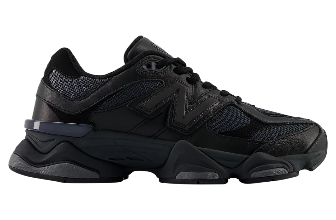 new balance 9060 black cat leather