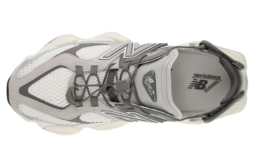 new balance 9060 mule grey white 3