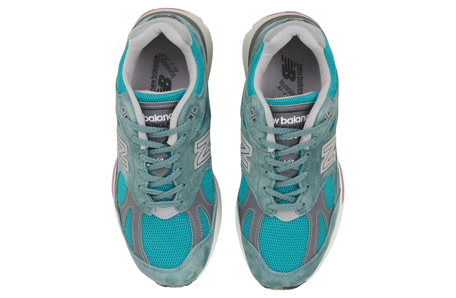 new balance 991v2 porcelain green 1