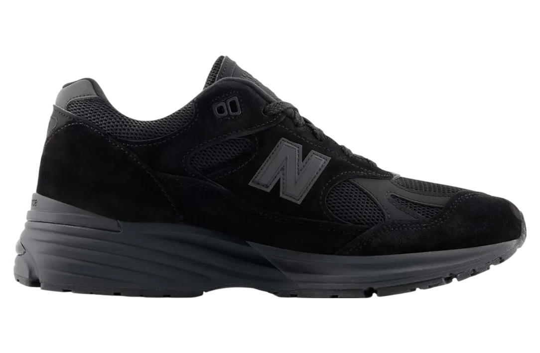 new balance 991v2 triple black 0