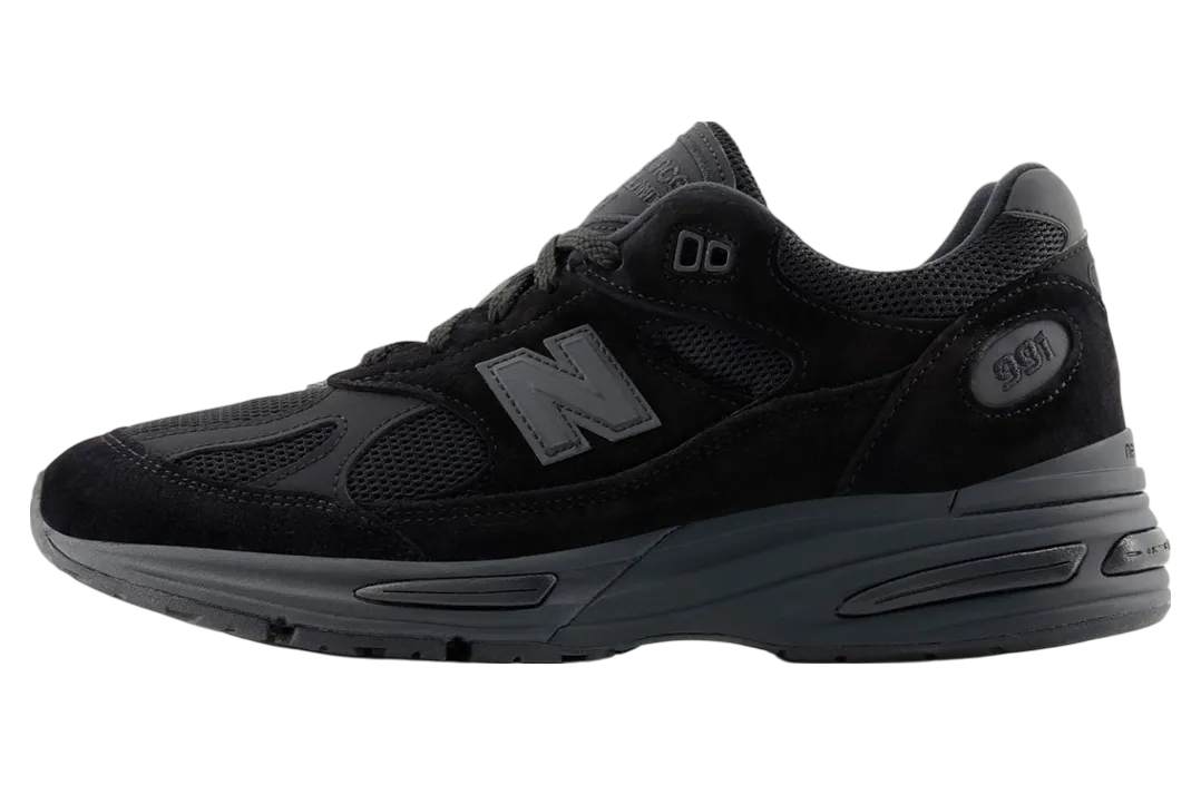 new balance 991v2 triple black