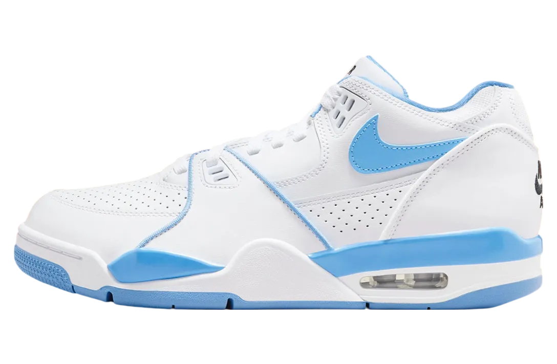 nike air flight 89 low white university blue