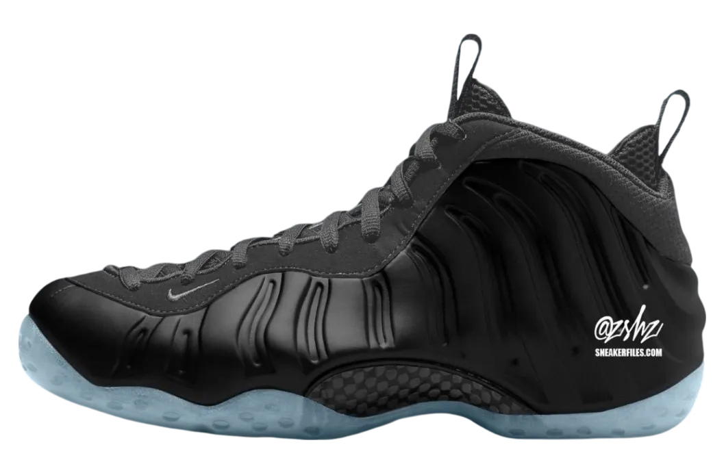 nike air foamposite one dark smoke grey black dark smoke grey