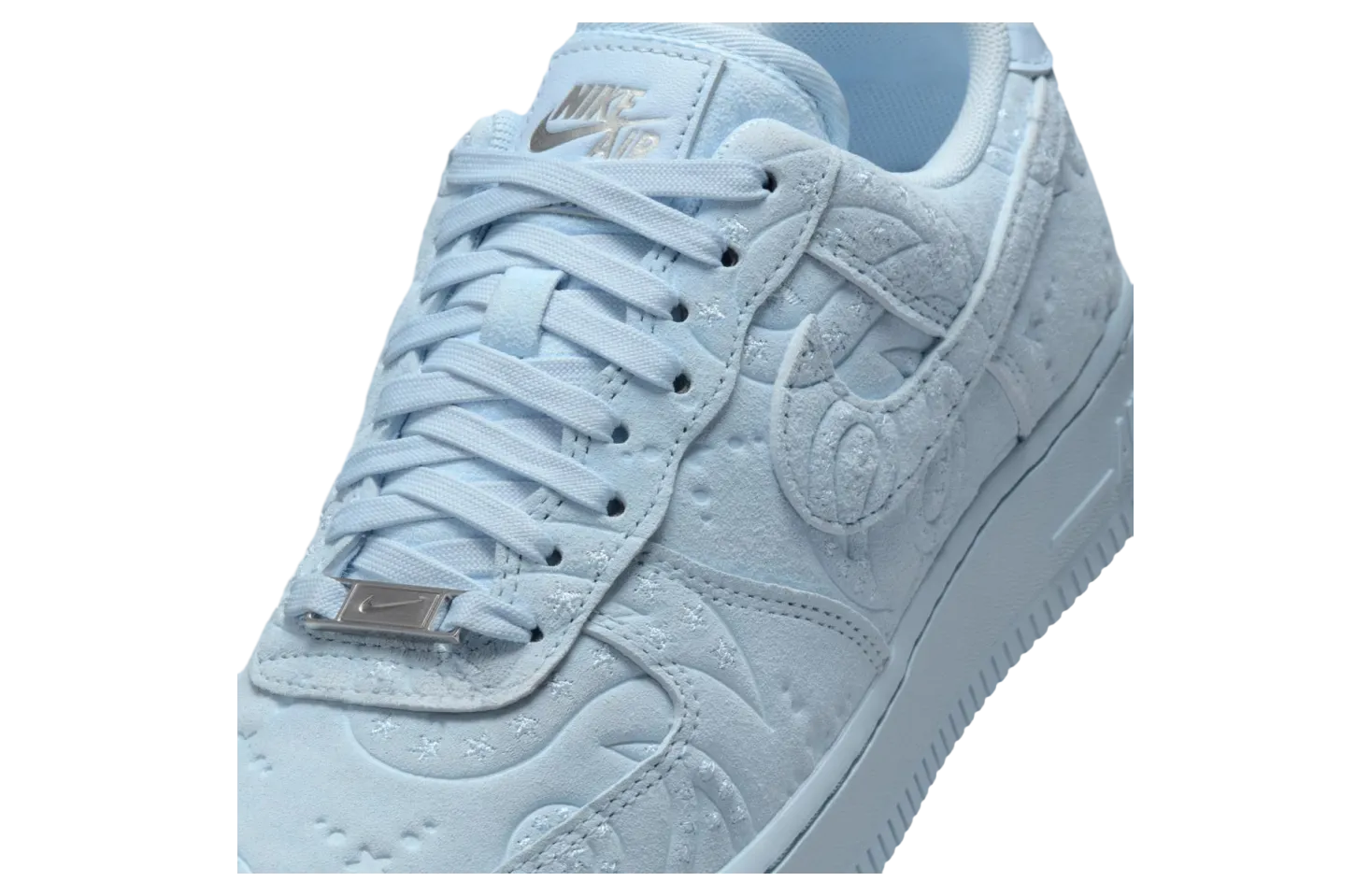 nike air force 1 hydrogen blue metallic silver 0