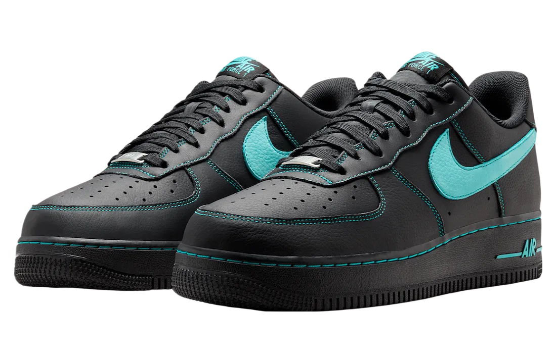 nike air force 1 low black aurora green 0
