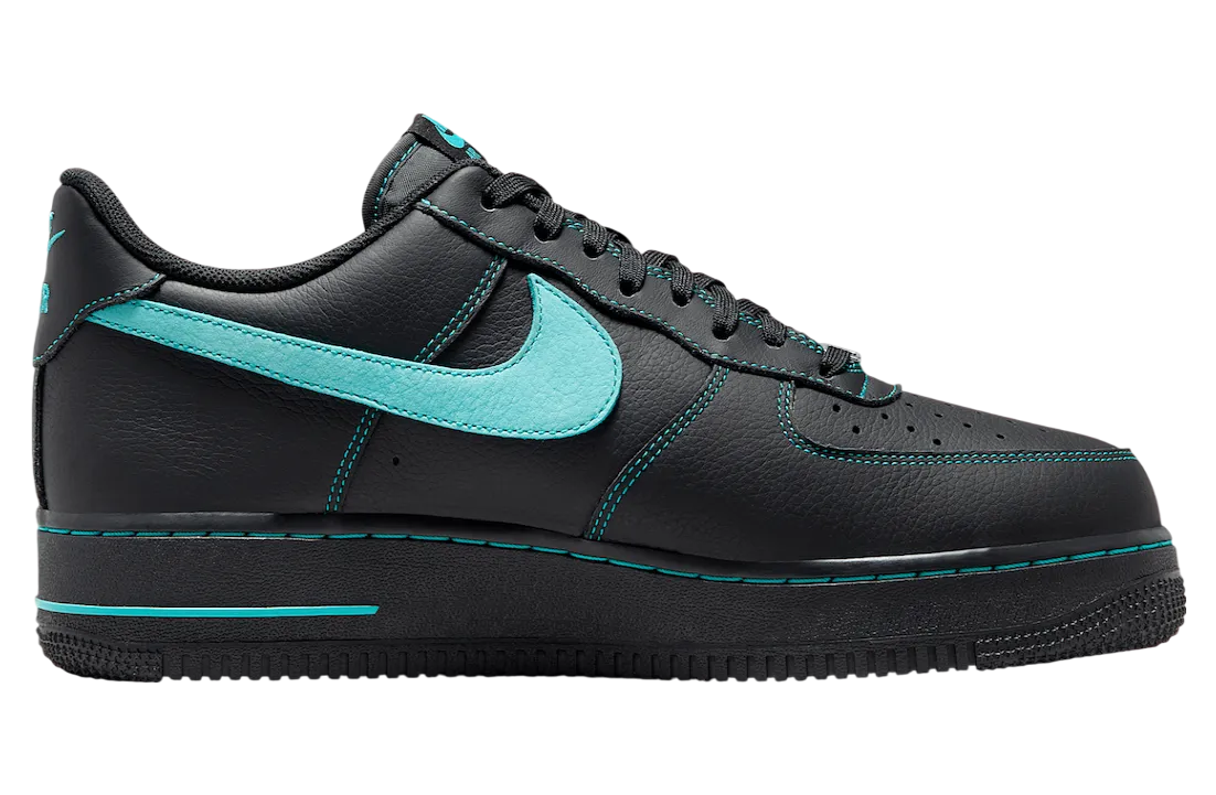 nike air force 1 low black aurora green 1