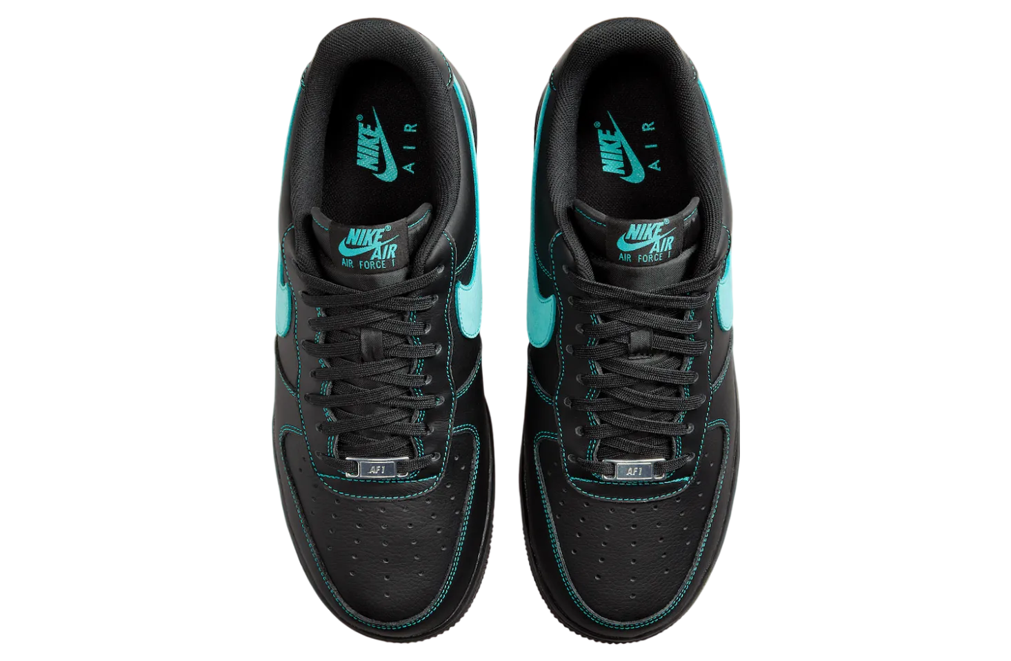 nike air force 1 low black aurora green 2