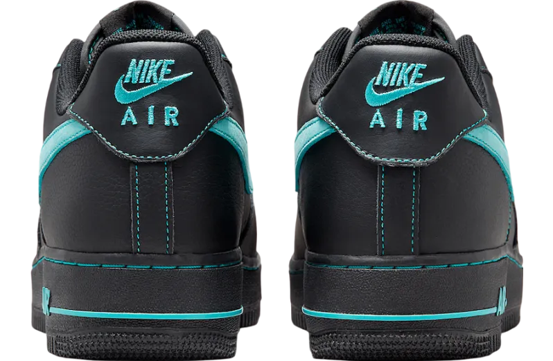 nike air force 1 low black aurora green 3