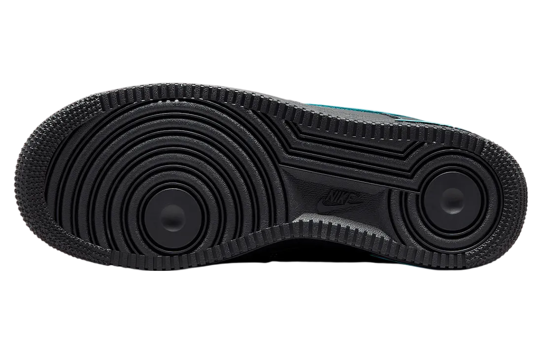 nike air force 1 low black aurora green 4