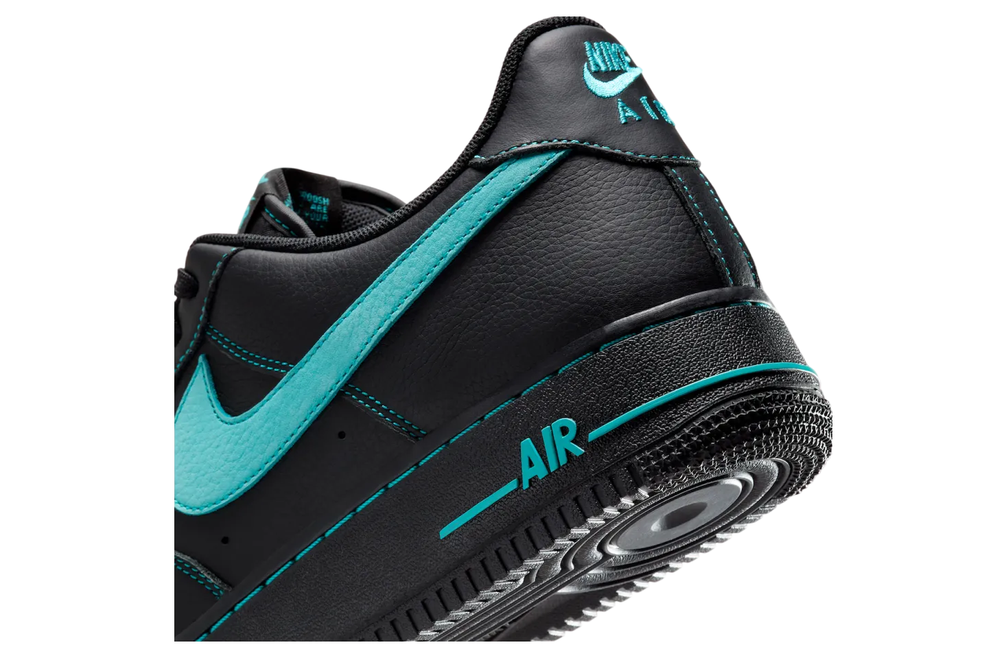 nike air force 1 low black aurora green 6
