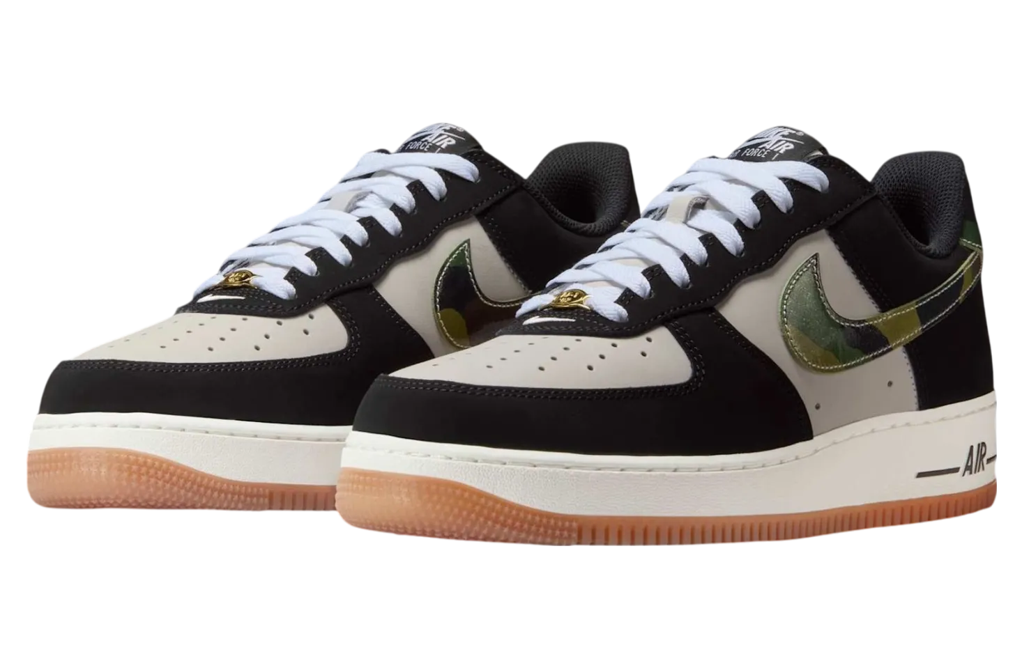 nike air force 1 low black camo swooshes 0