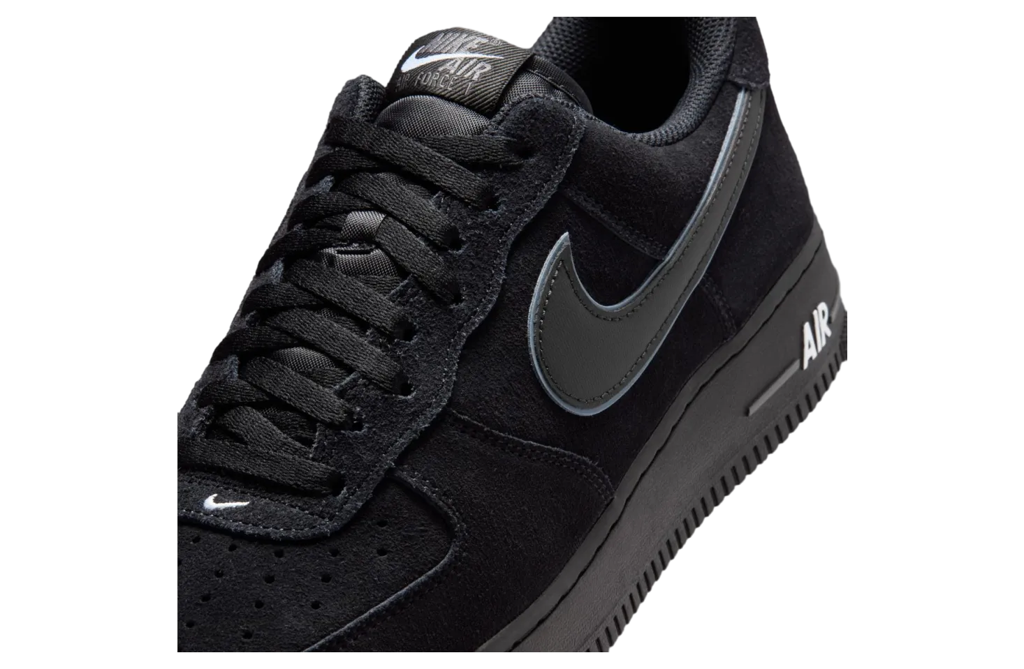 nike air force 1 low black iron grey 0