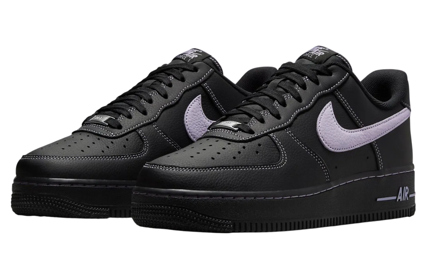 nike air force 1 low black light lilac 0