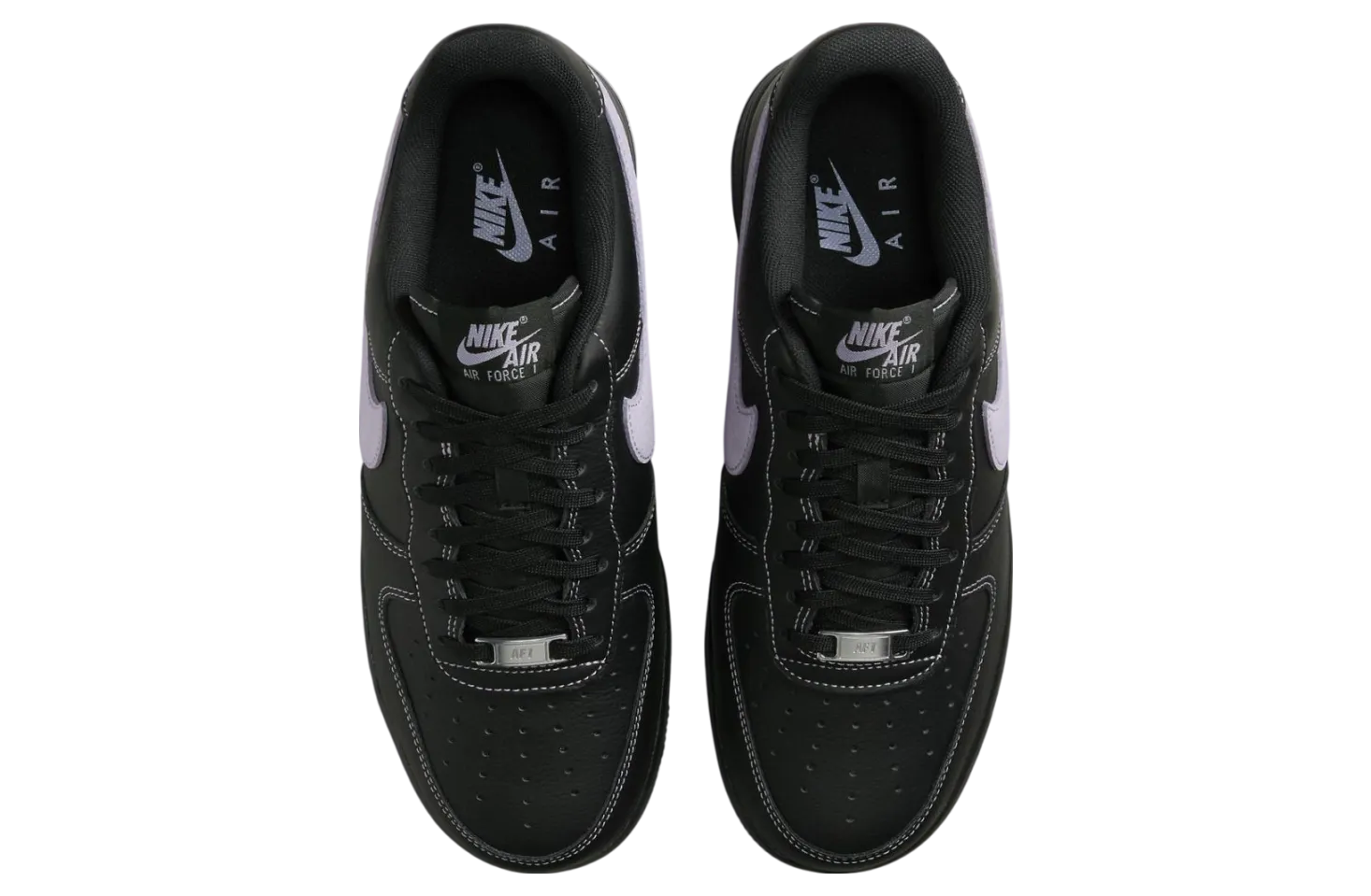 nike air force 1 low black light lilac 2