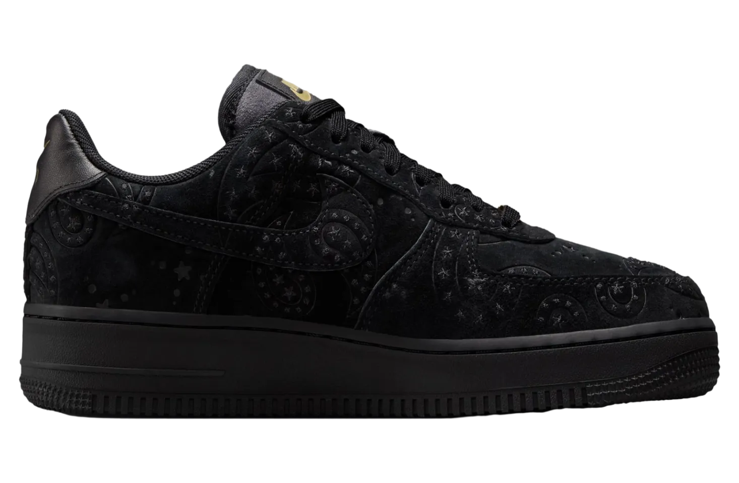 nike air force 1 low black metallic gold 1 3