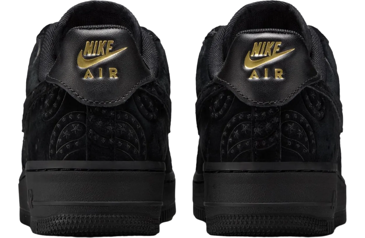 nike air force 1 low black metallic gold 1 5