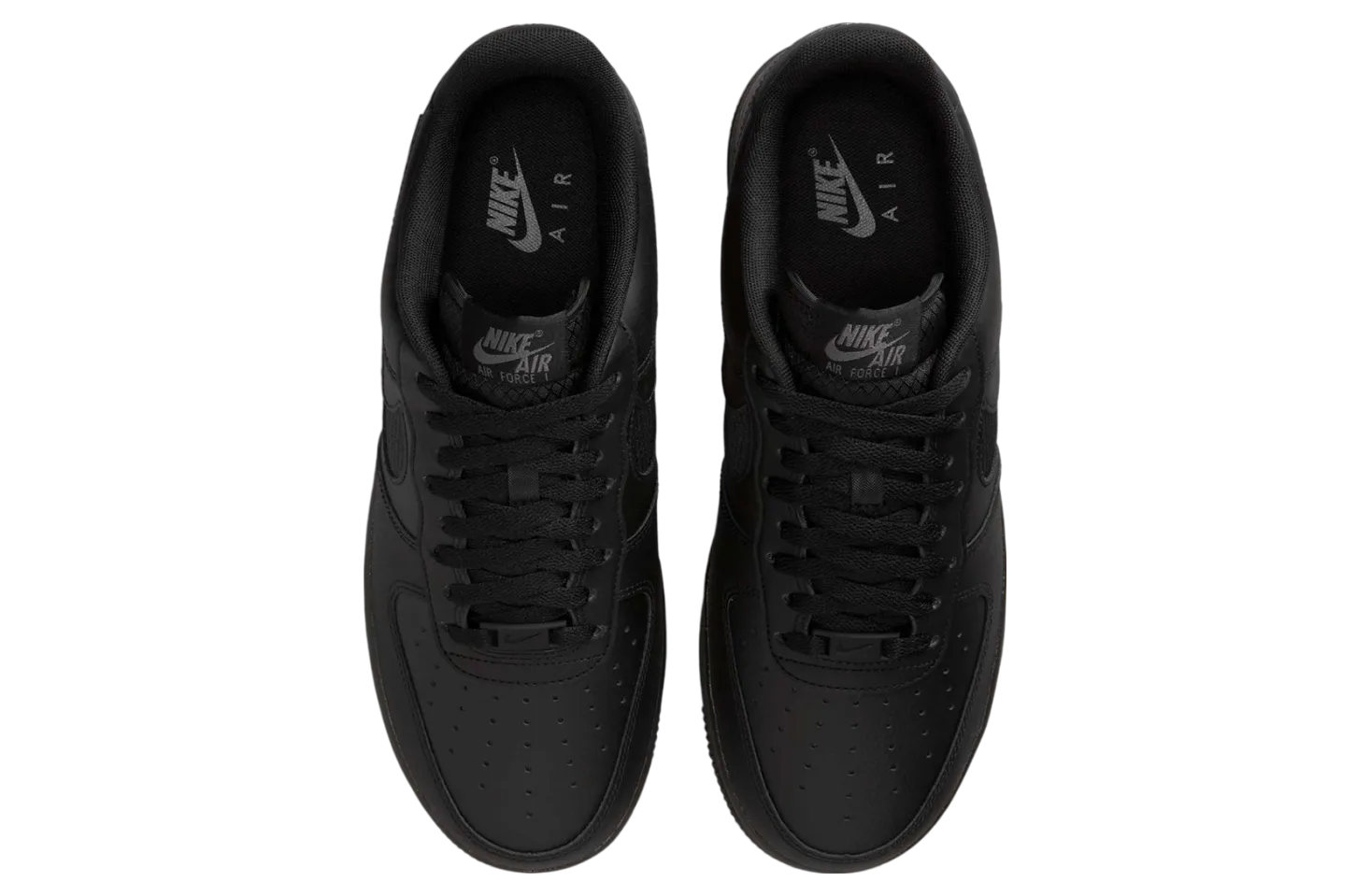 nike air force 1 low black nylon swoosh 1
