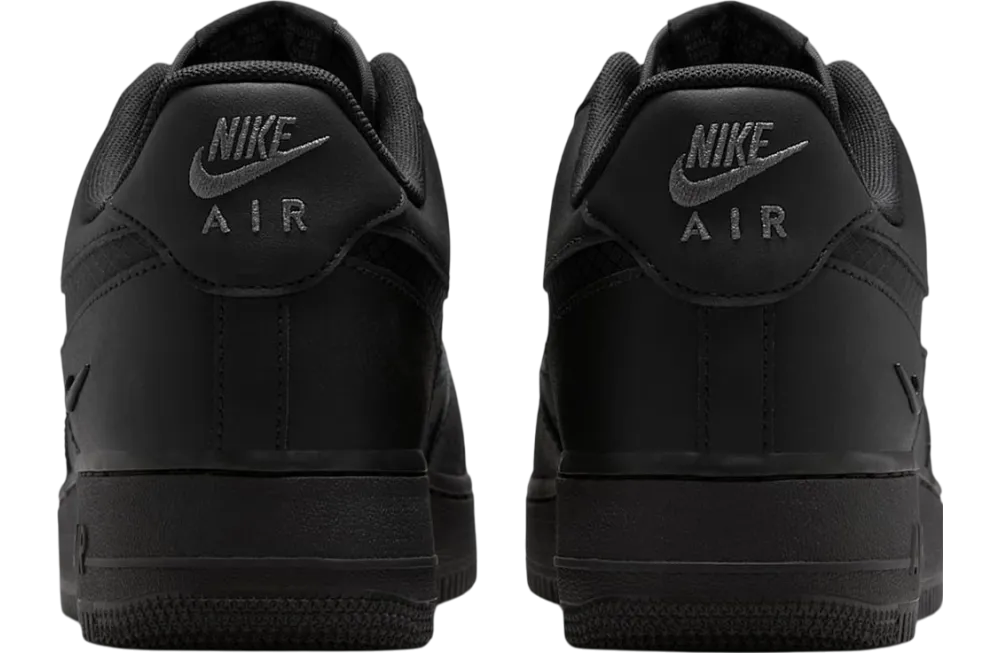 nike air force 1 low black nylon swoosh 2