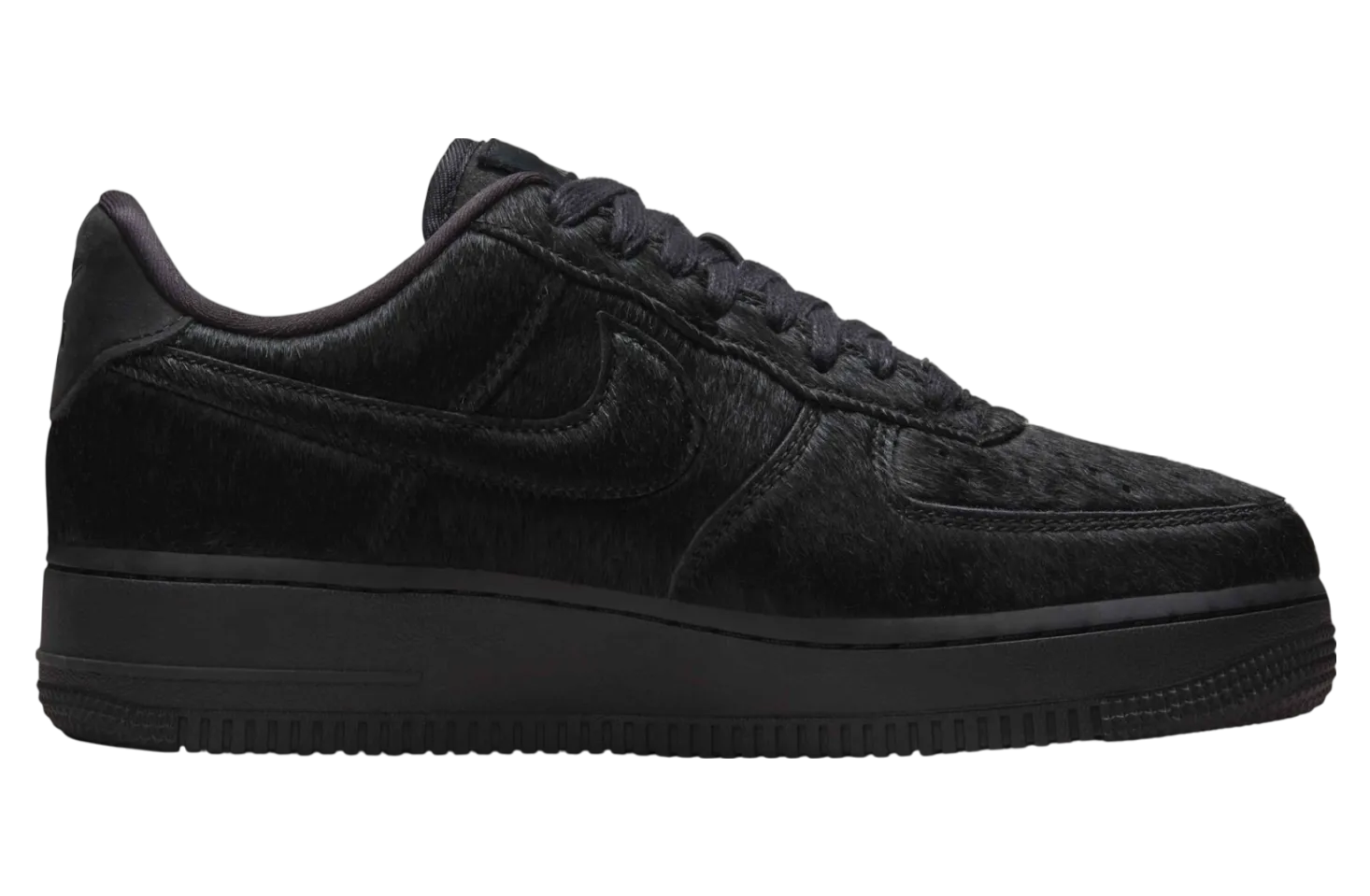 nike air force 1 low black pony hair 1
