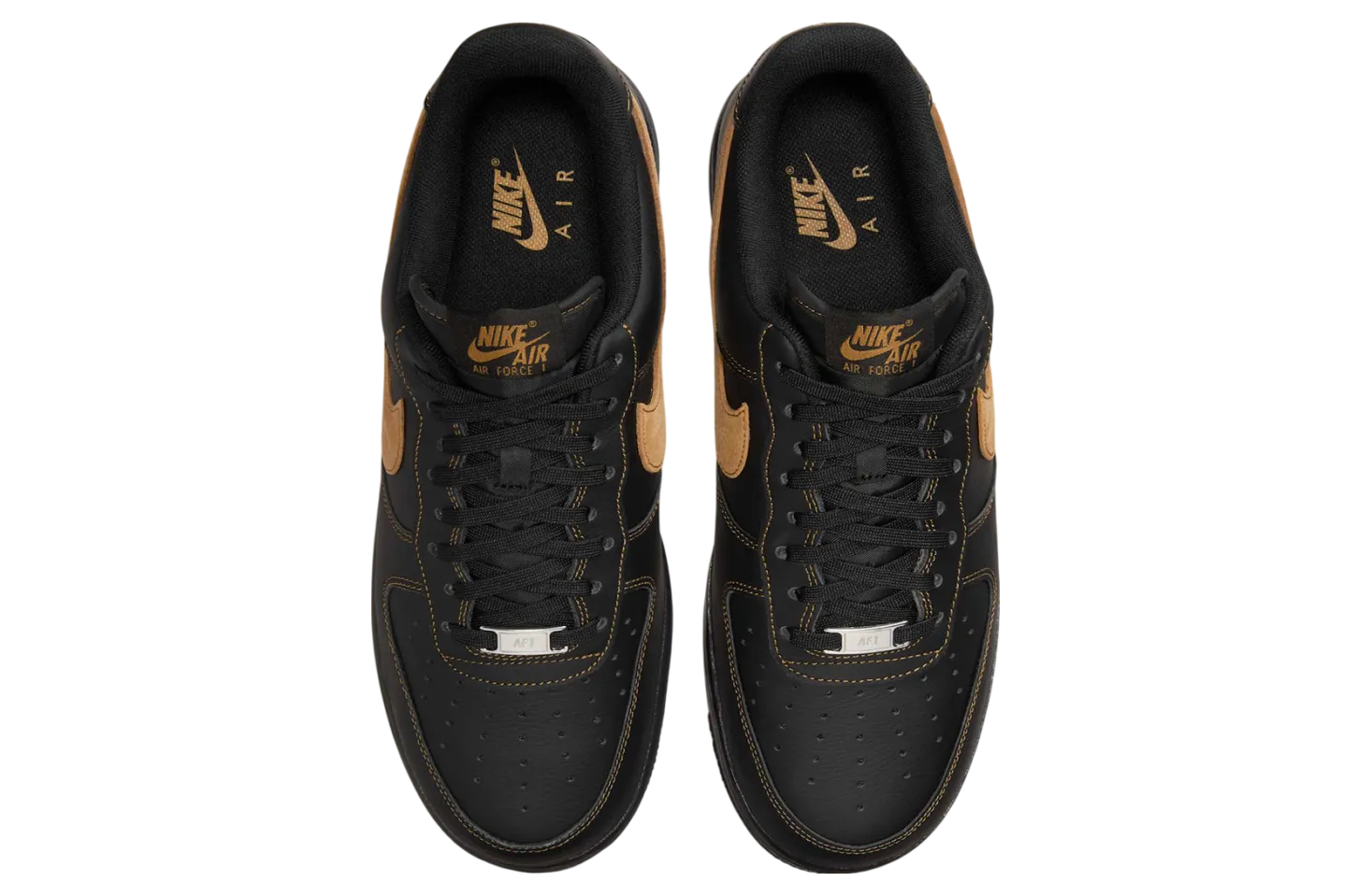 nike air force 1 low black tan 1 1