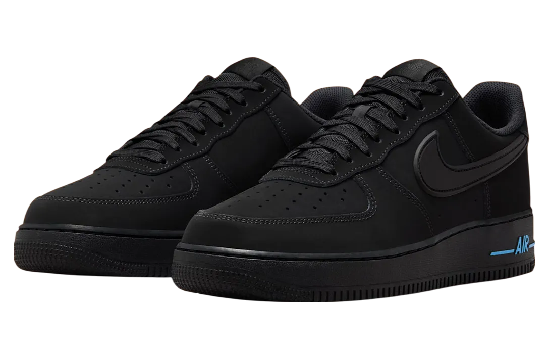nike air force 1 low black university blue 0