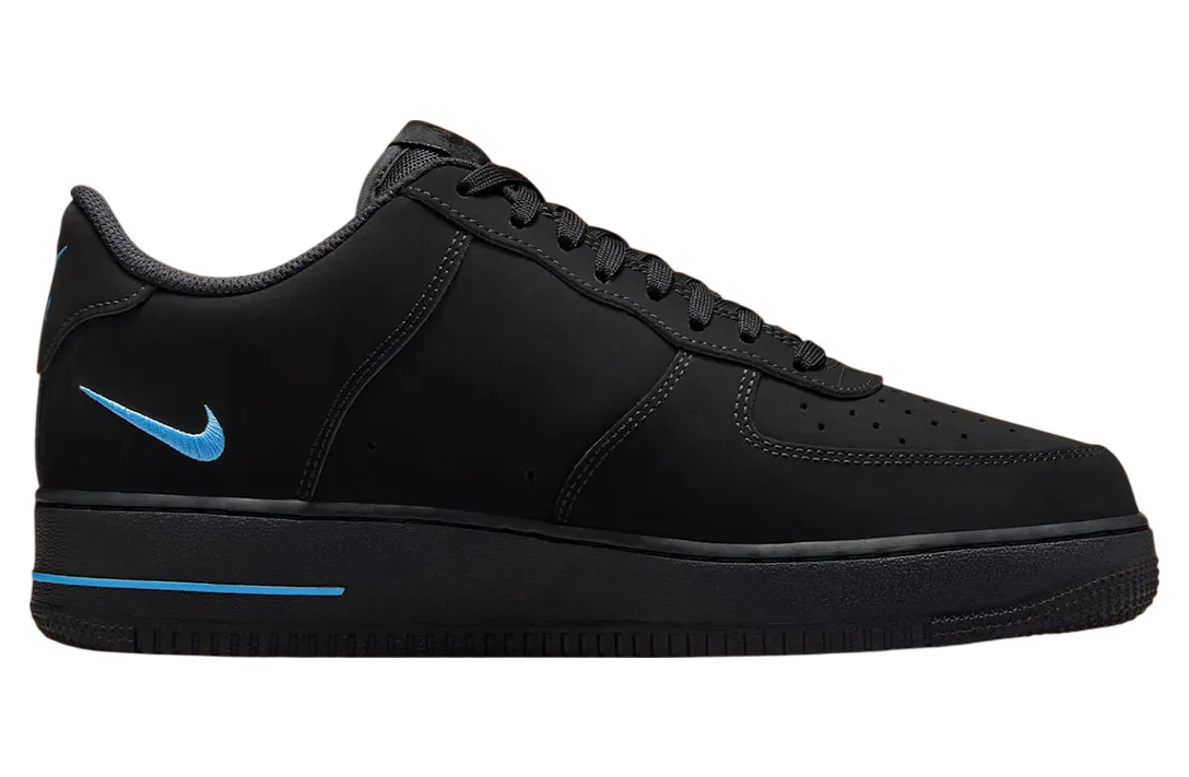 nike air force 1 low black university blue 1