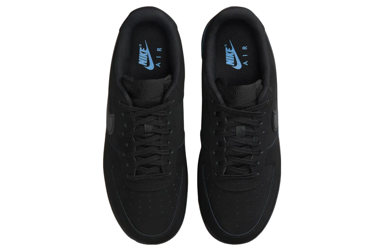 nike air force 1 low black university blue 2