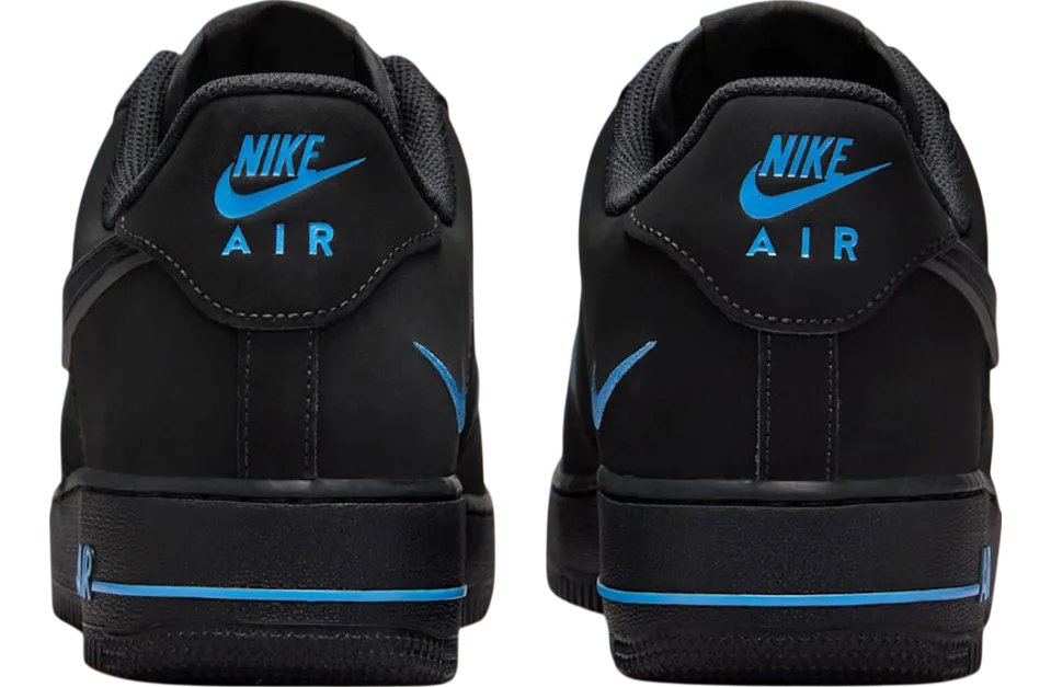 nike air force 1 low black university blue 3