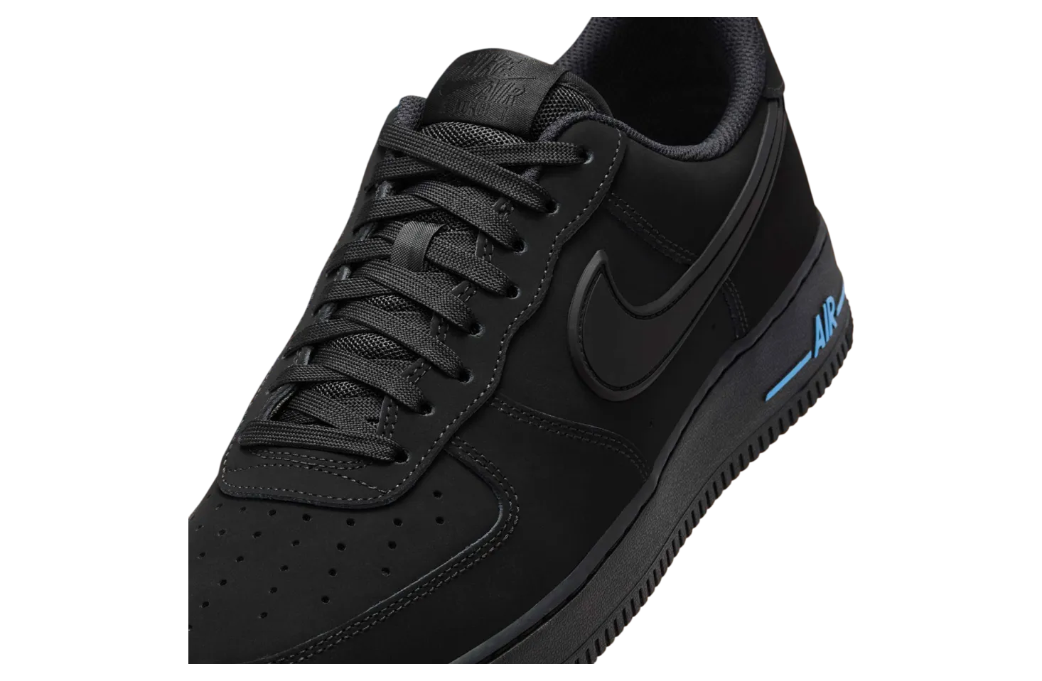 nike air force 1 low black university blue 5