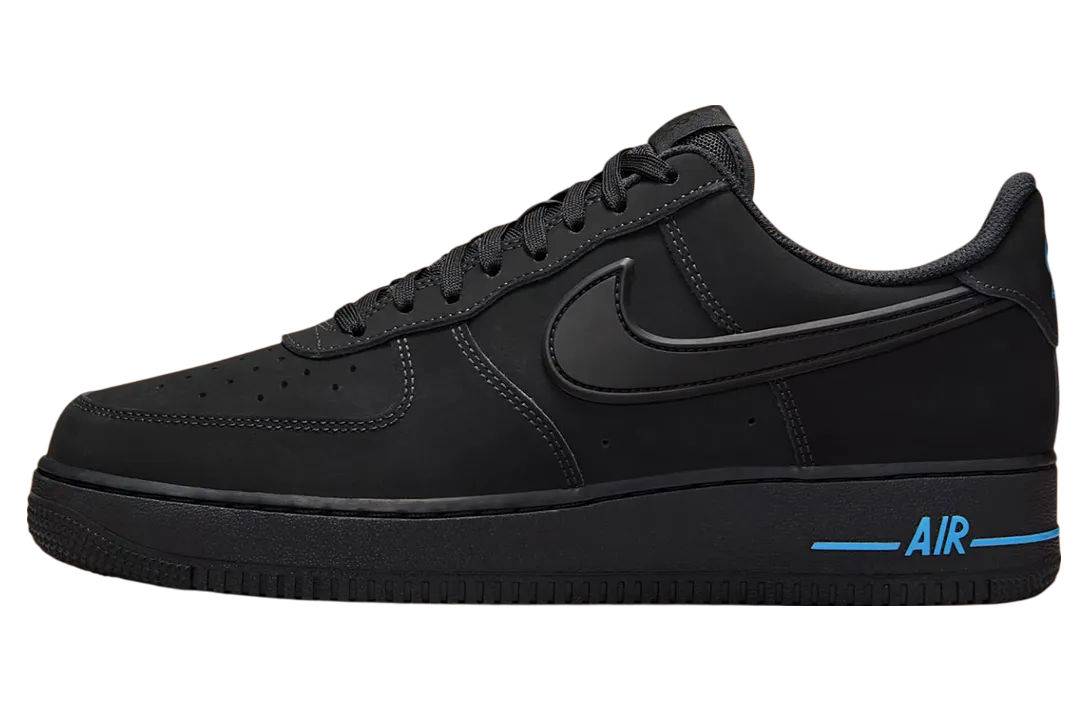 nike air force 1 low black university blue