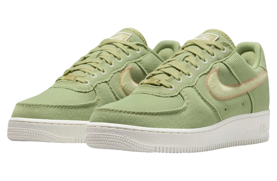 nike air force 1 low canvas dusty olive hemp 0