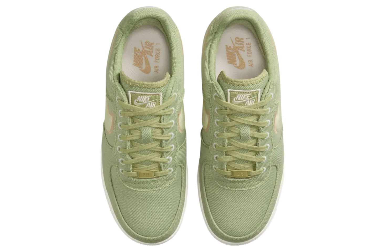 nike air force 1 low canvas dusty olive hemp 2