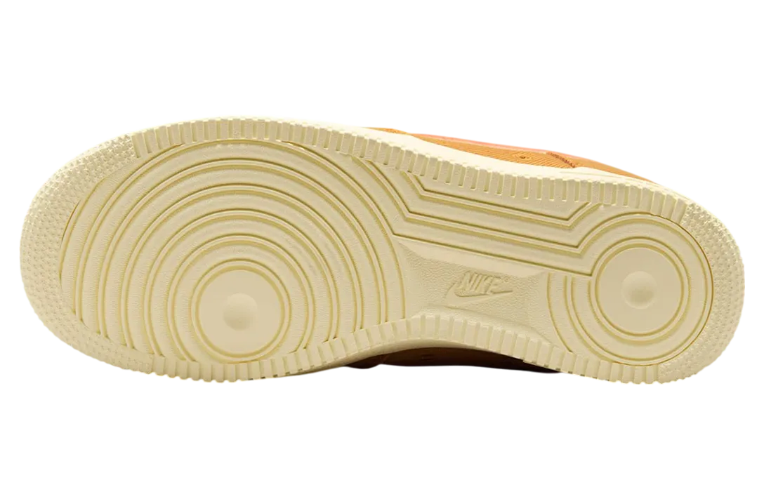 nike air force 1 low canvas tan orange 4