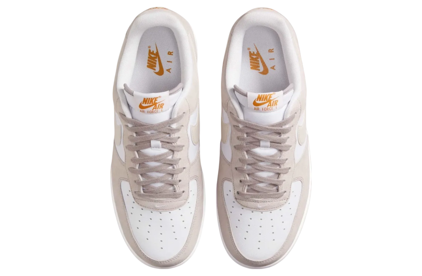 nike air force 1 low college grey laser orange 2