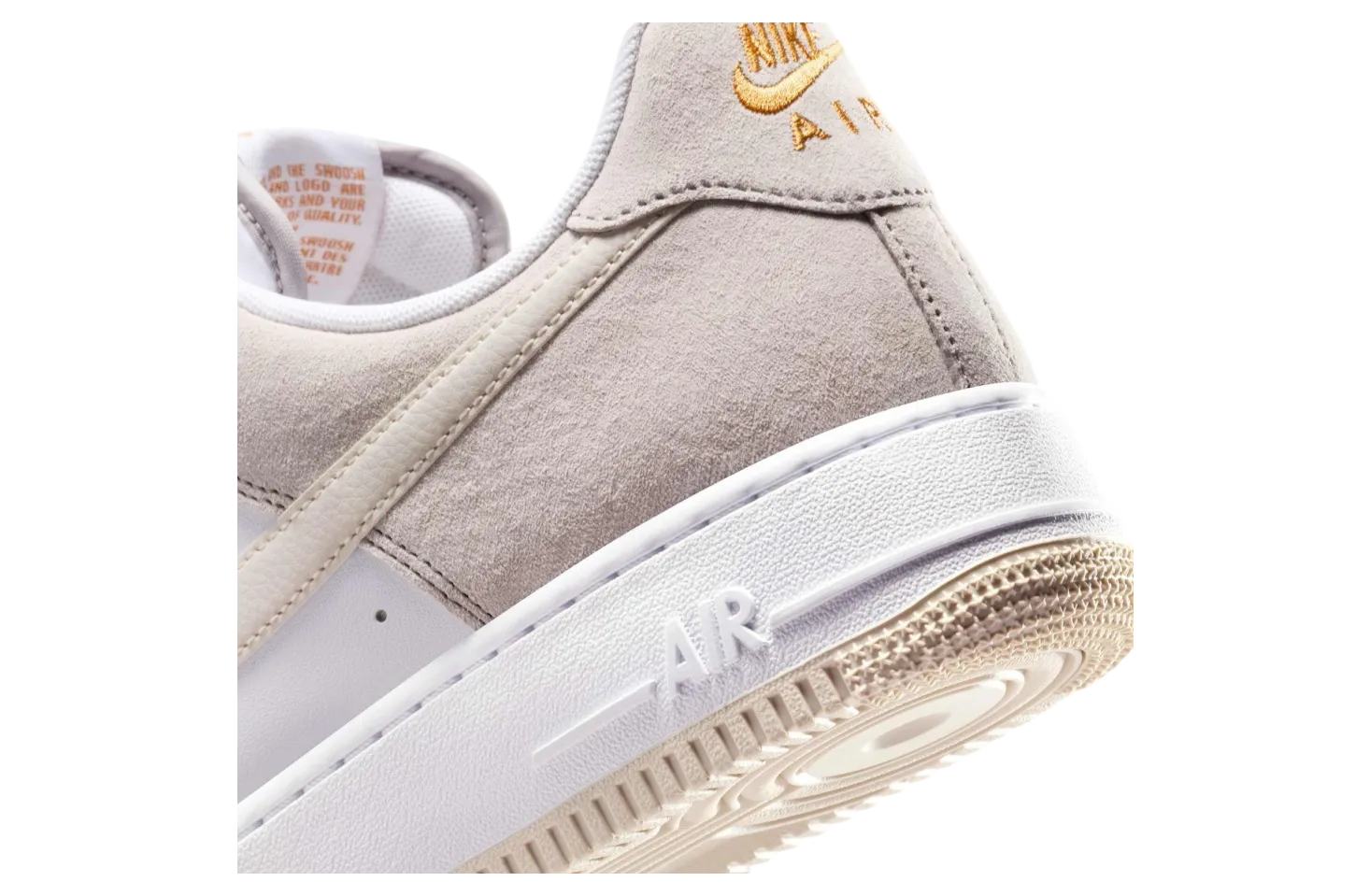 nike air force 1 low college grey laser orange 6
