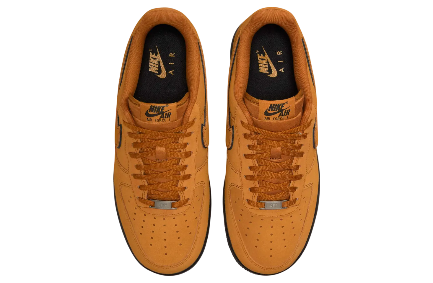 nike air force 1 low desert ochre black 2