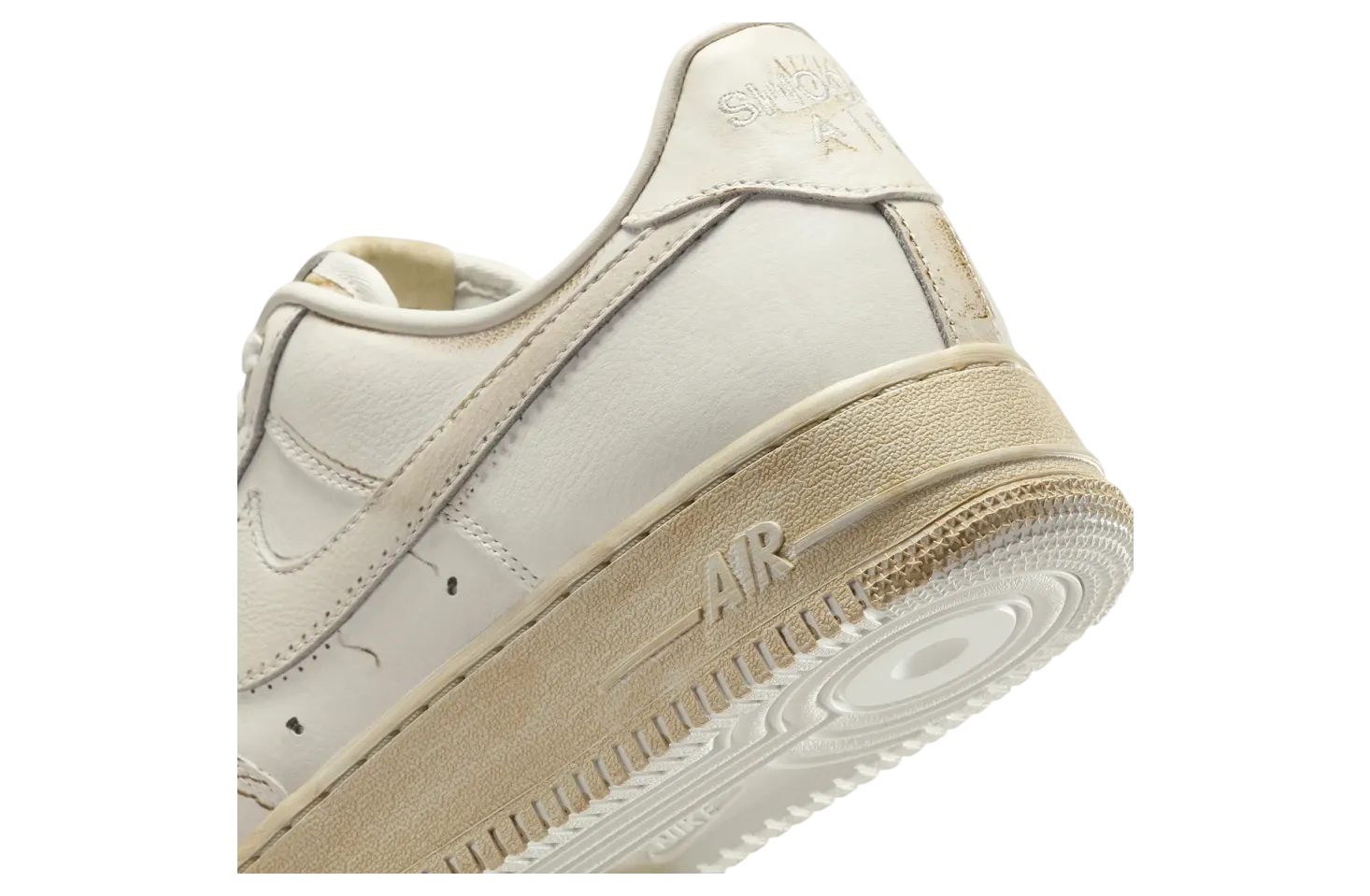 nike air force 1 low dirty triple white 7