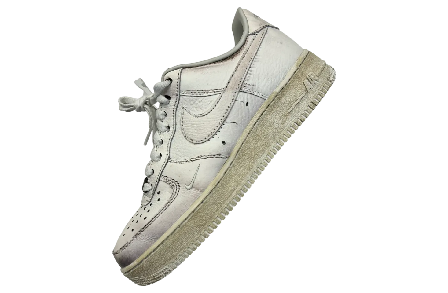 nike air force 1 low dirty triple white