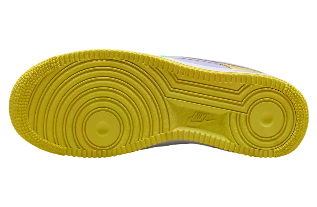nike air force 1 low easter yellow pulse hydrangeas 4