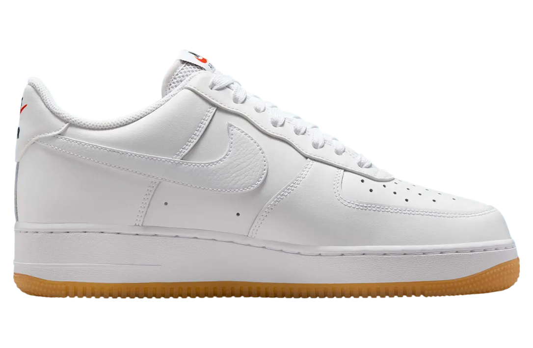 nike air force 1 low gum yellow safety orange 1