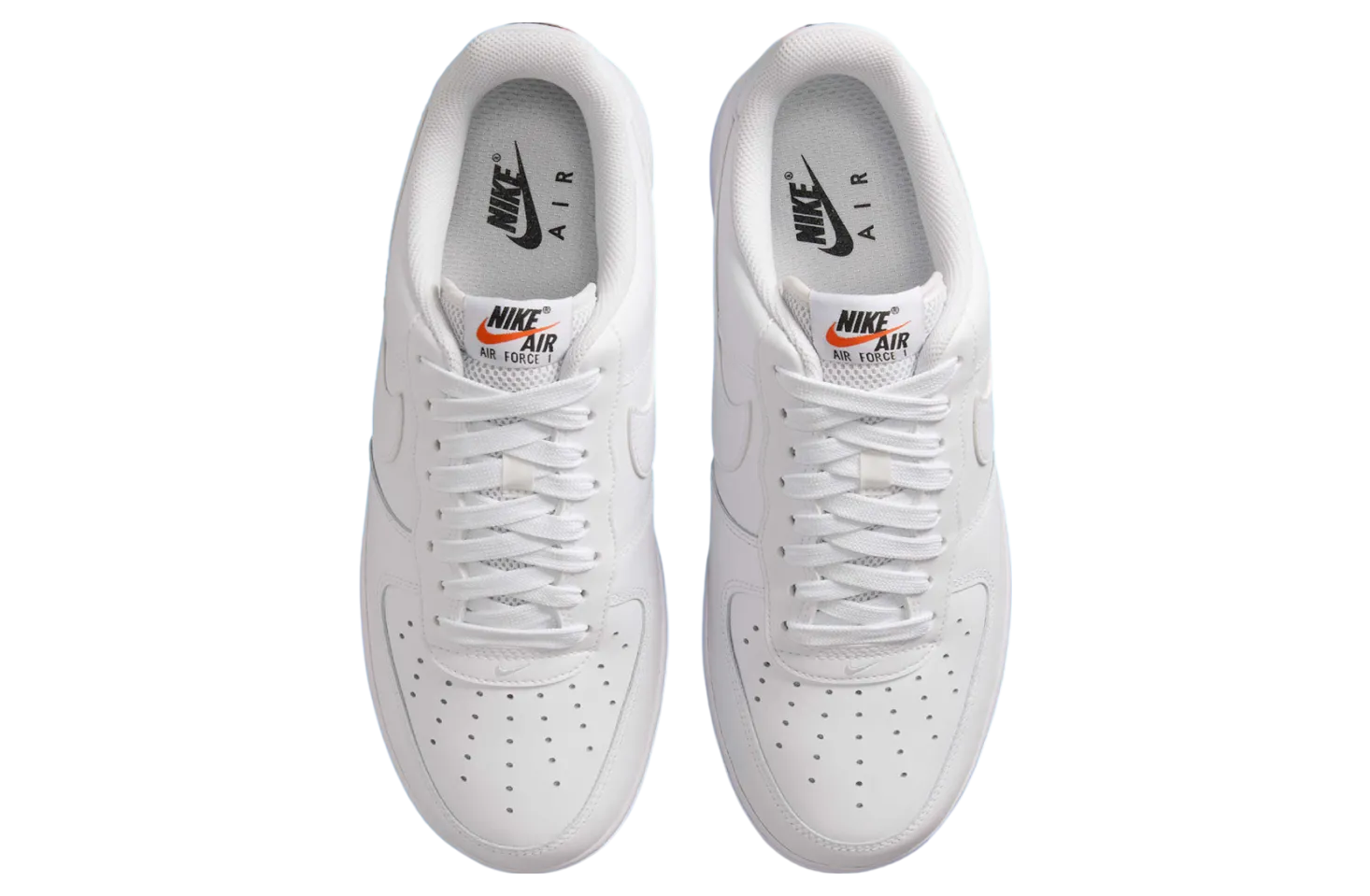 nike air force 1 low gum yellow safety orange 2