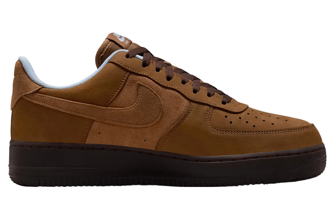 nike air force 1 low light british tan blue 1