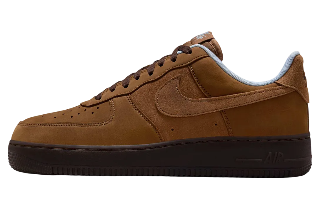 nike air force 1 low light british tan blue