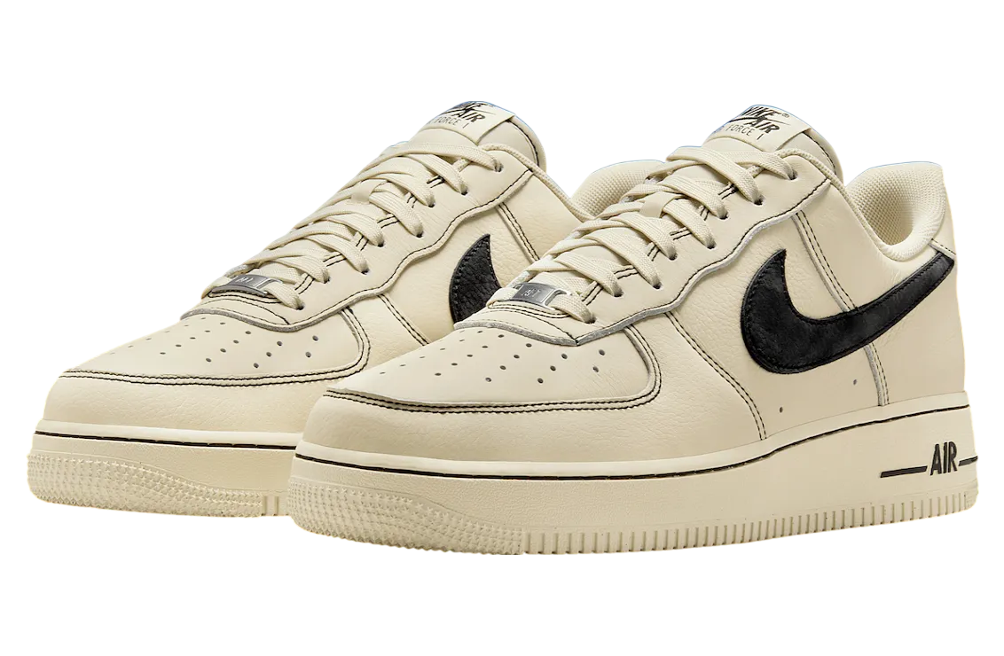 nike air force 1 low light khaki black 0